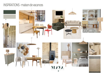 INSPIRATIONS MAISON DE VACANCES Maya architecte d'intérieur