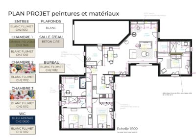 Photo Plan des matériaux Maya La Rochelle