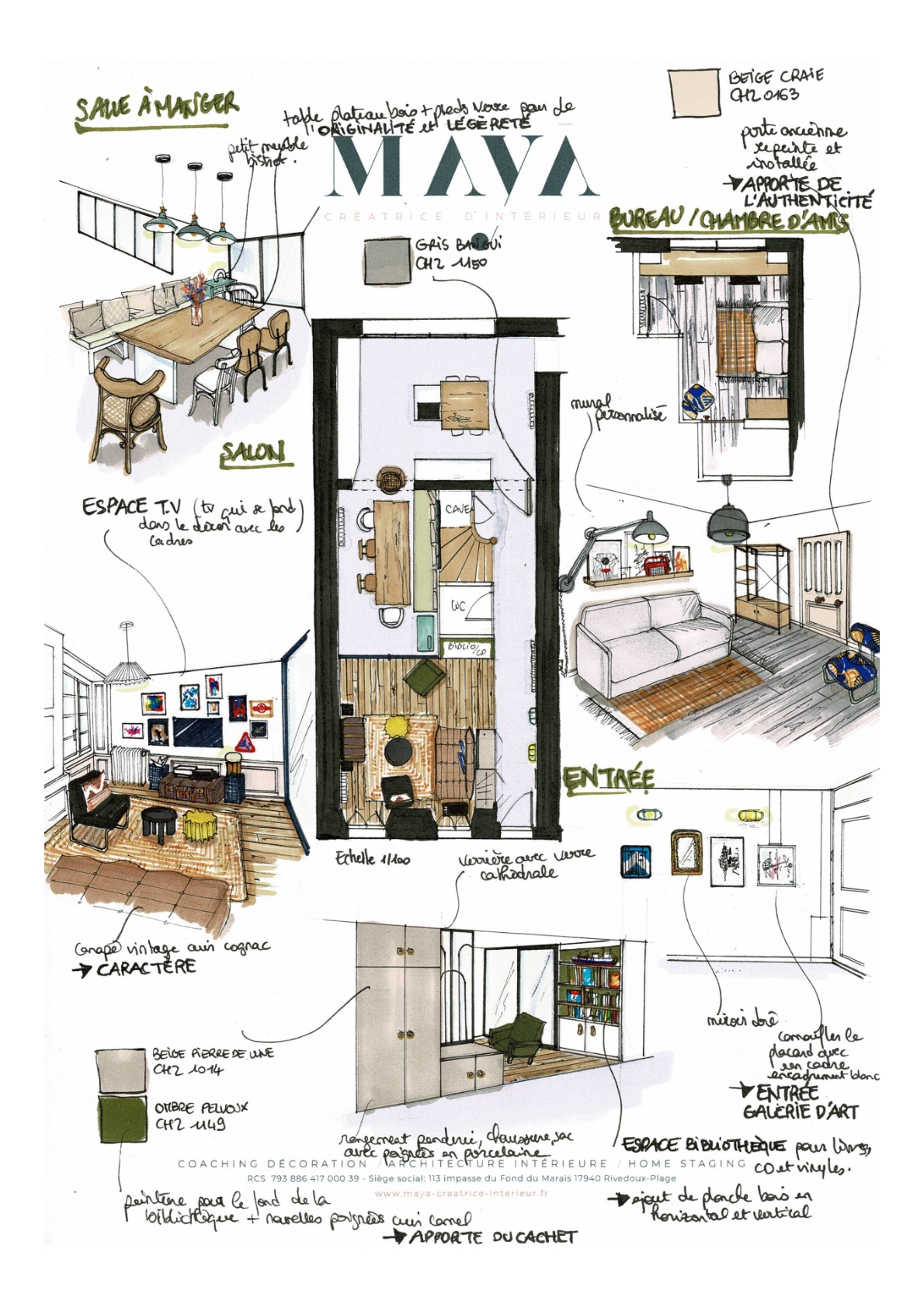 Projet - Maya décoratrice d'intérieur - La Rochelle