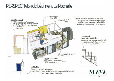 Plan architecte d'intérieur Maya Fouras entreprise